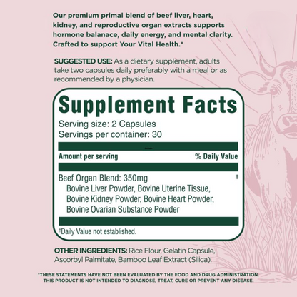 Nutralady’s Primal Balance Capsules